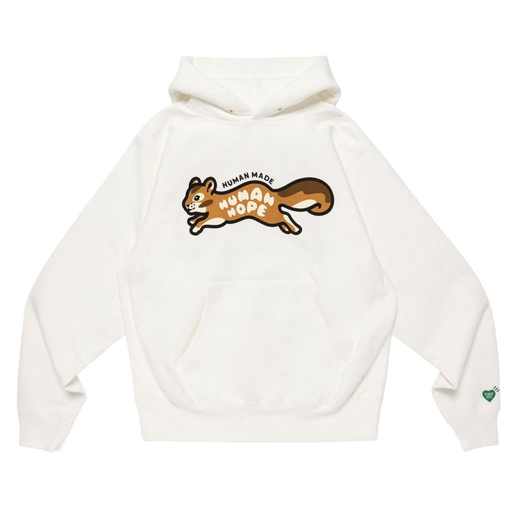 Human Made x j hope Human Hope Heavyweight Hoodie White