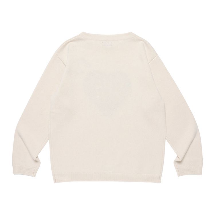 Human Made x j hope Human Hope Heart Knit Sweater White