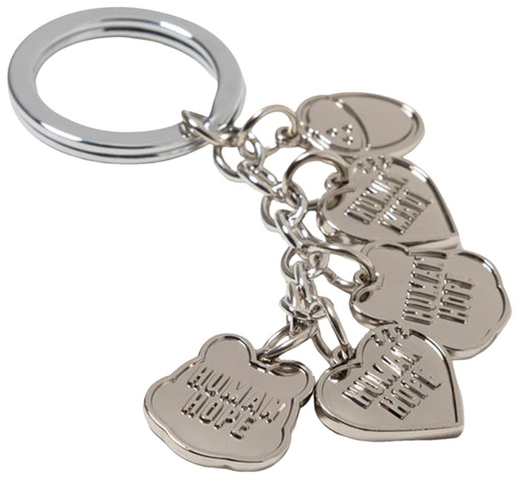 Human Made x j hope Human Hope Key Charm Silver