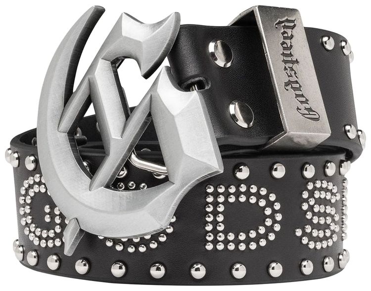 Godspeed Forged GS Studded Belt Black