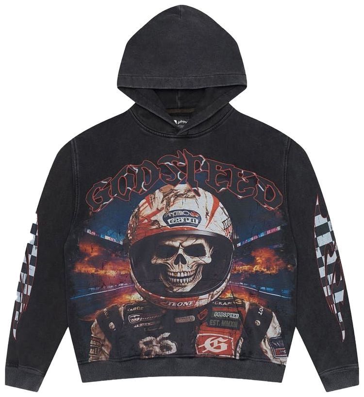 Godspeed Racer Goldie Hoodie Black Wash