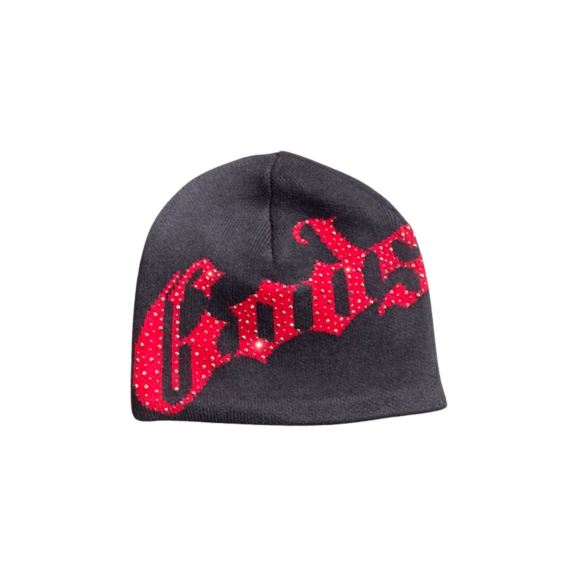 Buy Godspeed OG Logo Studded Beanie 'Grey/Red' - 11652