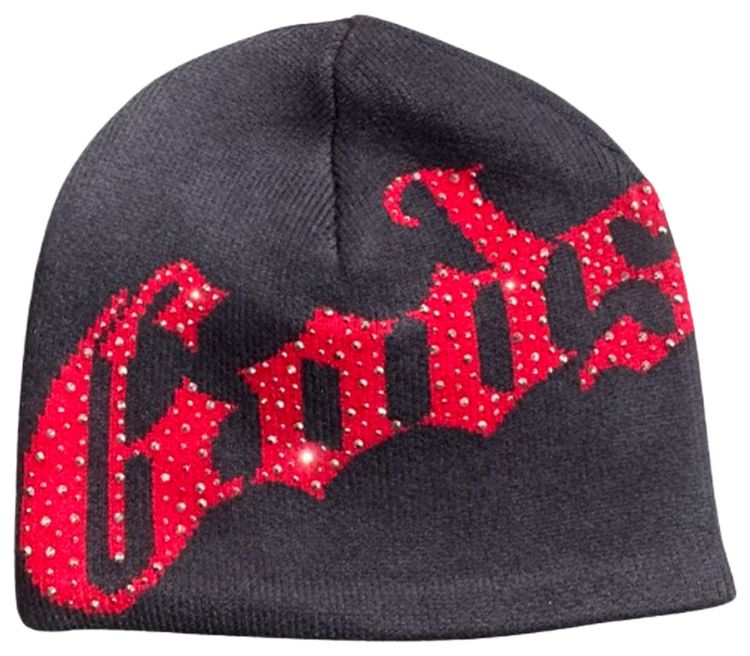 Godspeed OG Logo Studded Beanie GreyRed