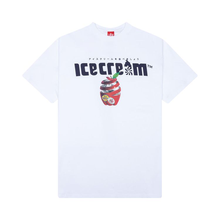 Icecream Luger Short Sleeve Tee White