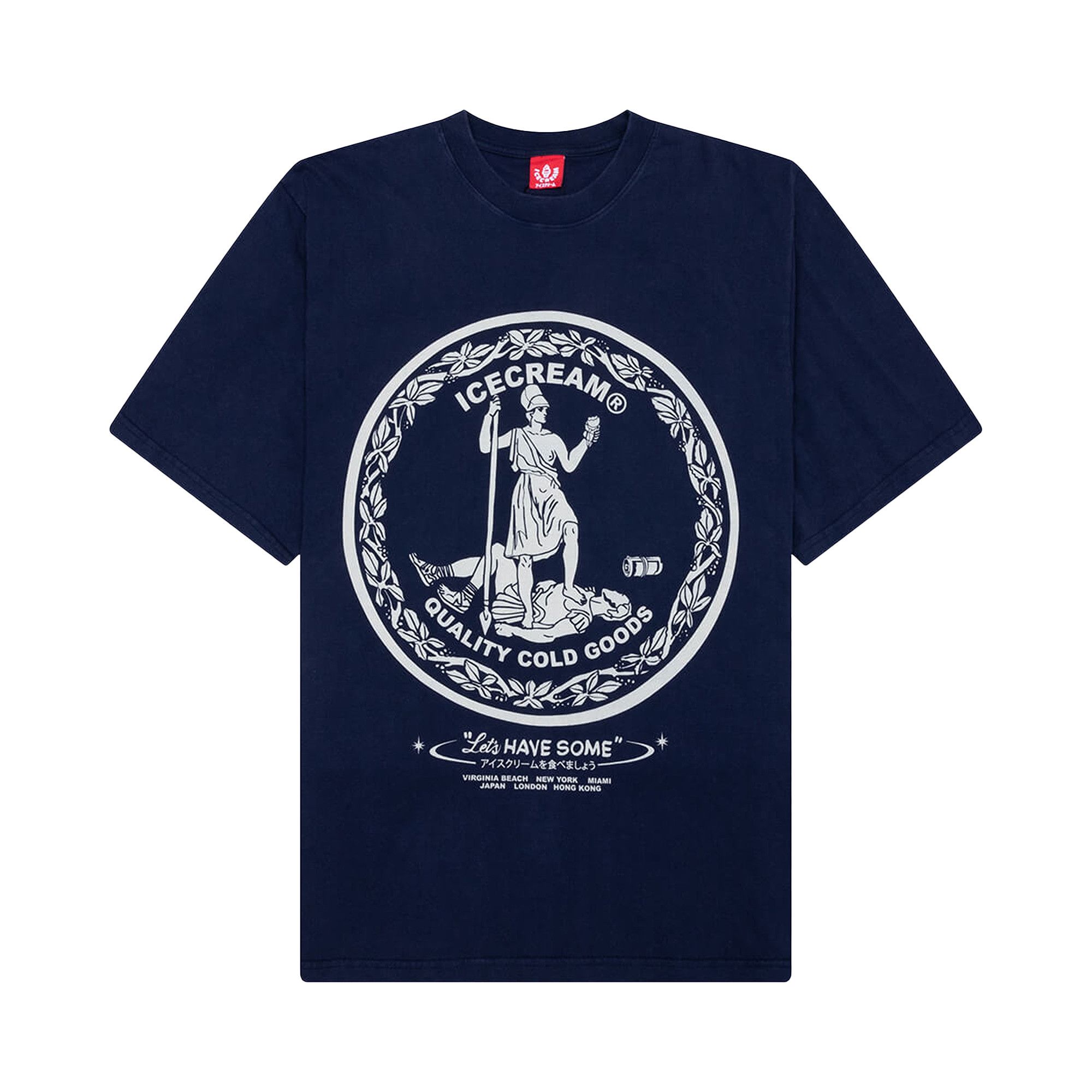 Buy Icecream Seal Oversize Short-Sleeve Knit 'Black Iris' - 451