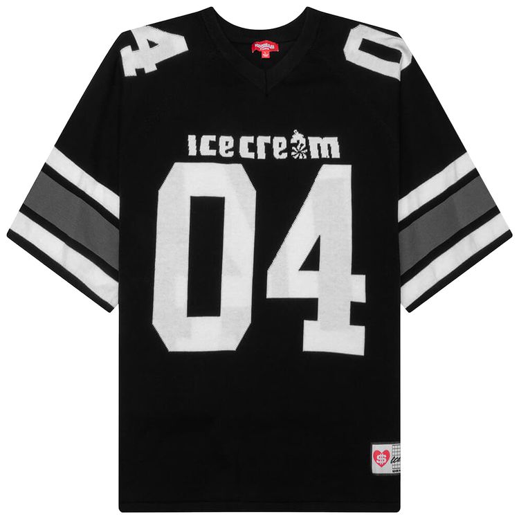 Icecream Touch Down Short Sleeve Sweater Black