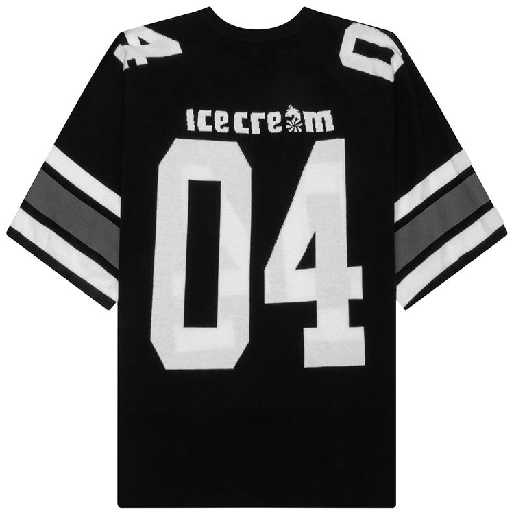 Icecream Touch Down Short Sleeve Sweater Black