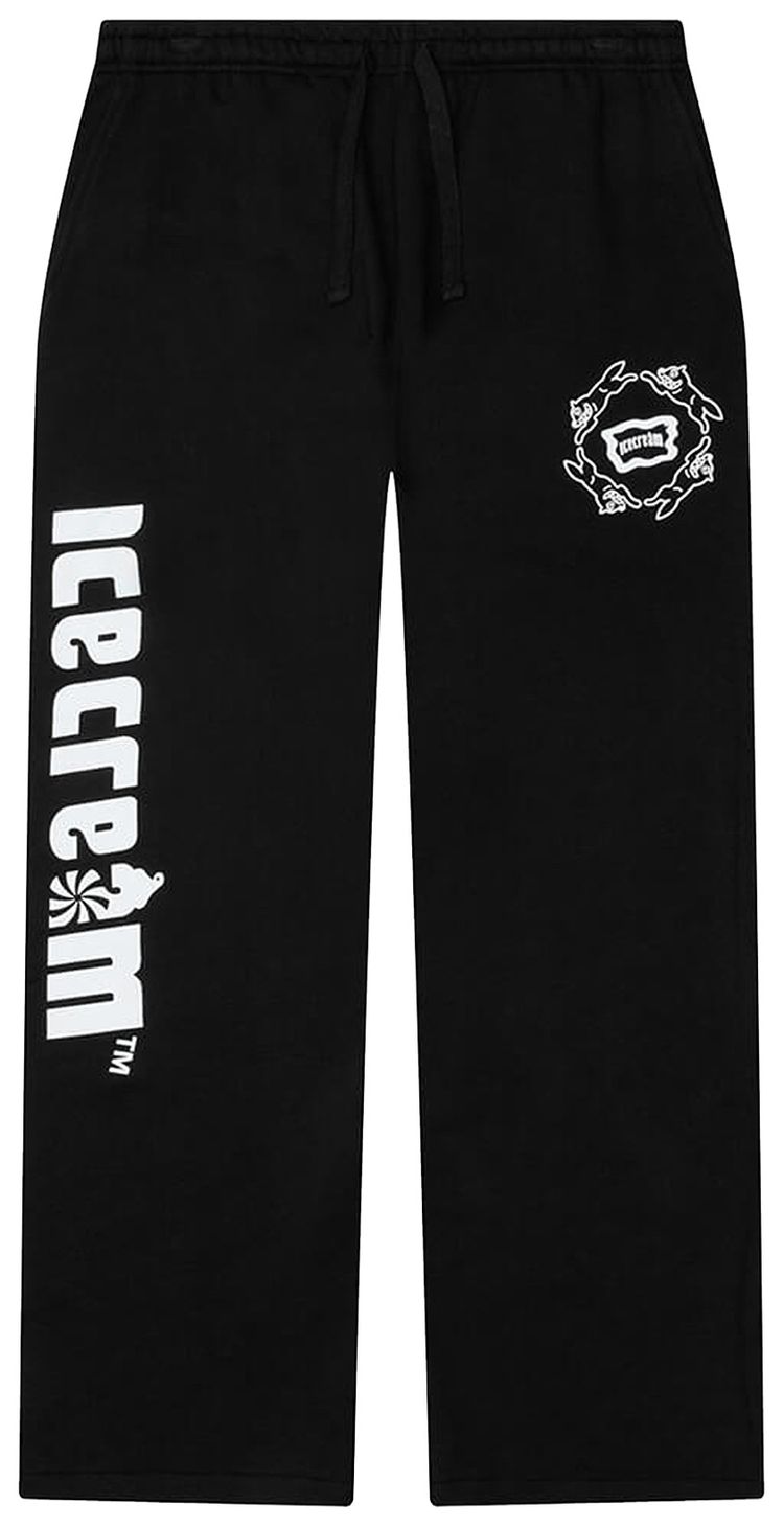 Icecream Vertical Sweatpants Black