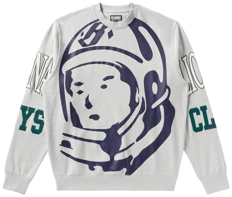 Billionaire Boys Club Big Face Sweatshirt Heather Grey