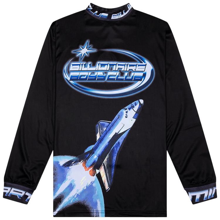 Billionaire Boys Club Discovery Jersey Long Sleeve Knit Black