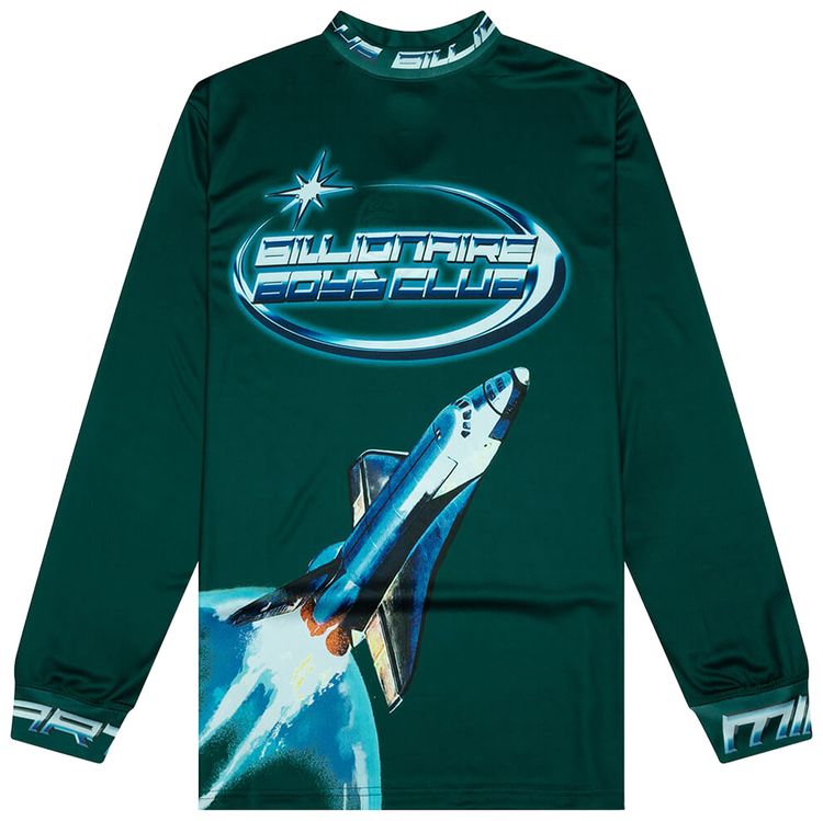 Billionaire Boys Club Discovery Jersey Long Sleeve Knit Rain Forest