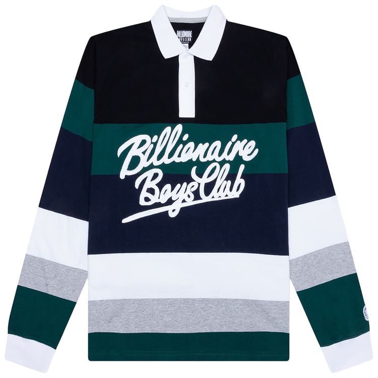 Billionaire Boys Club Rugby Jersey Long Sleeve Knit Black