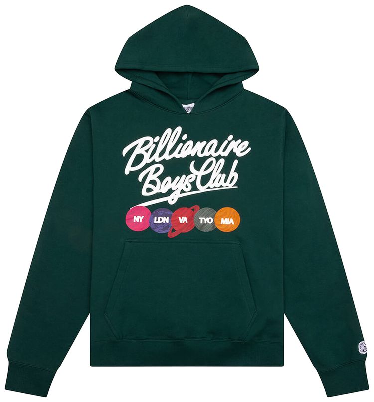 Billionaire Boys Club Script Hoodie Rain Forest