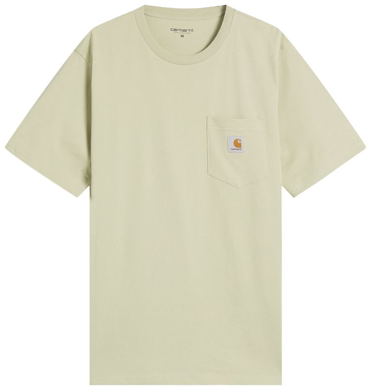 Carhartt WIP Pocket Short Sleeve T Shirt Pale Olive