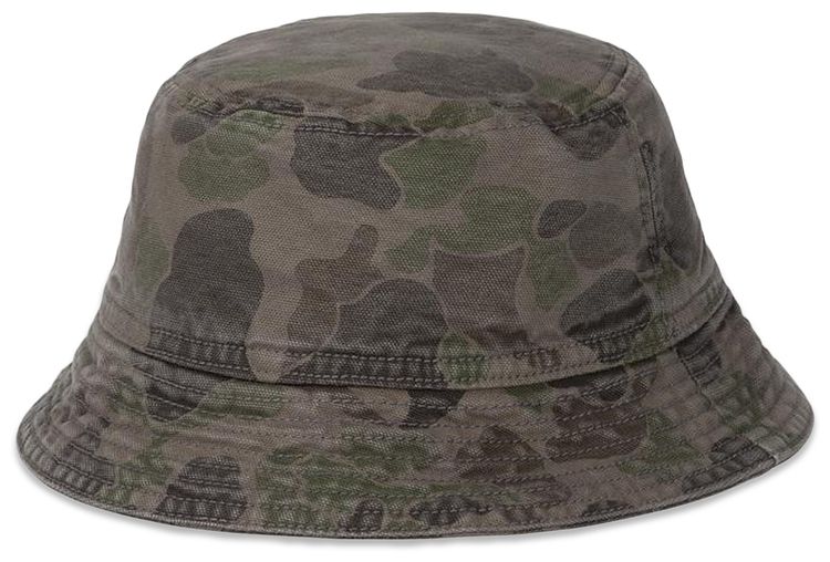 Carhartt WIP Duck Bucket Hat Camo GreenPorphyry Garment Dyed