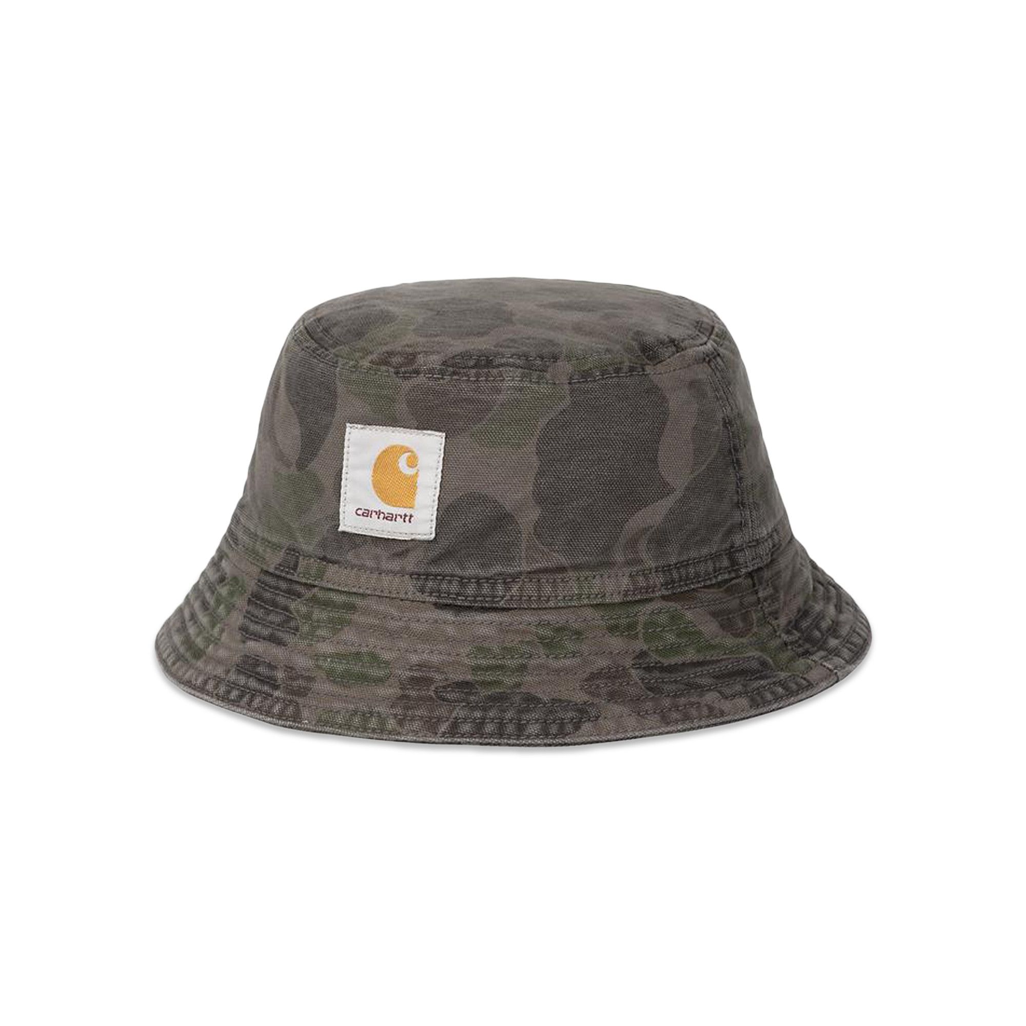 Carhartt カモ　バケットハット Buy Carhartt WIP Duck Bucket Hat 'Camo Green/Porphyry Garment Dyed
