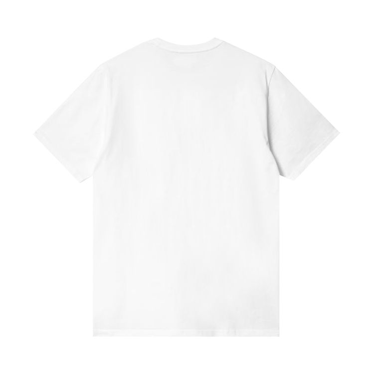 Carhartt WIP Short Sleeve Pocket Heart T Shirt WhiteBlack