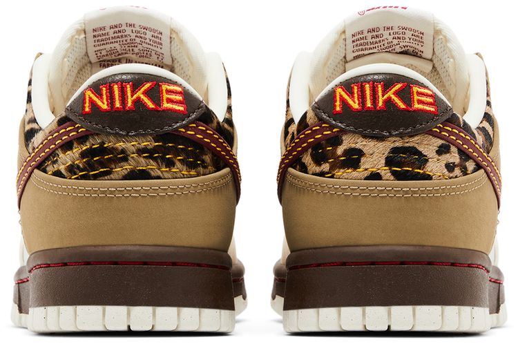 Nike Wmns Dunk Low Khaki Team Red