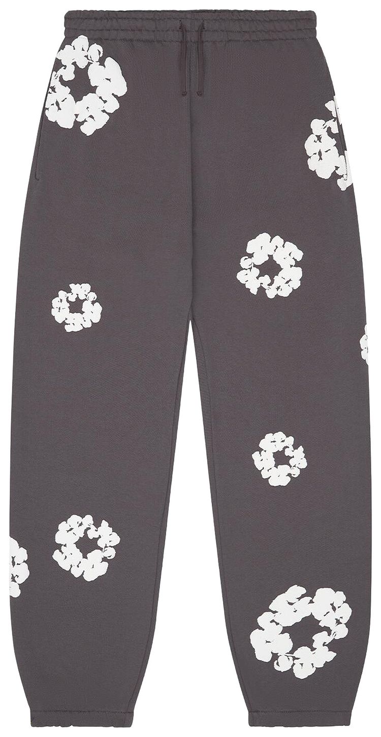 Denim Tears Cotton Wreath Sweatpants Charcoal