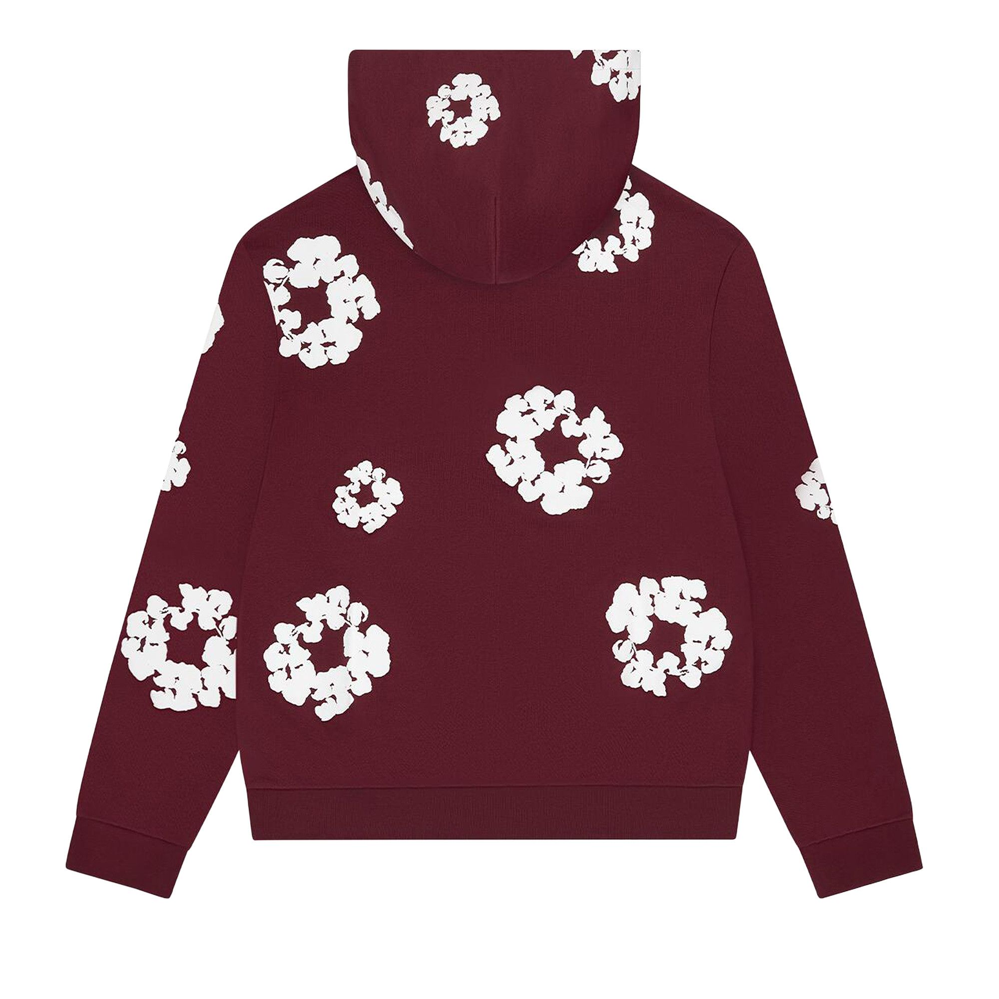 Buy Denim Tears Cotton Wreath Hoodie 'Burgundy' - FW25THD13032340