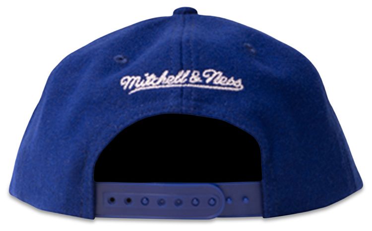 Mitchell  Ness Upscale Dodgers Snapback Hat Navy