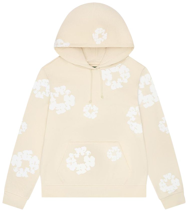 Denim Tears Cotton Wreath Hoodie Oatmeal