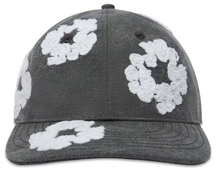 Denim Tears Cotton Wreath Dyed Cap Black