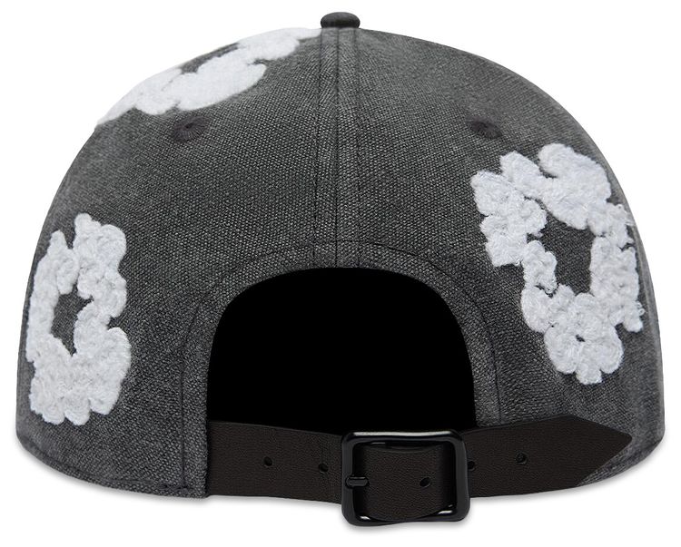 Denim Tears Cotton Wreath Dyed Cap Black