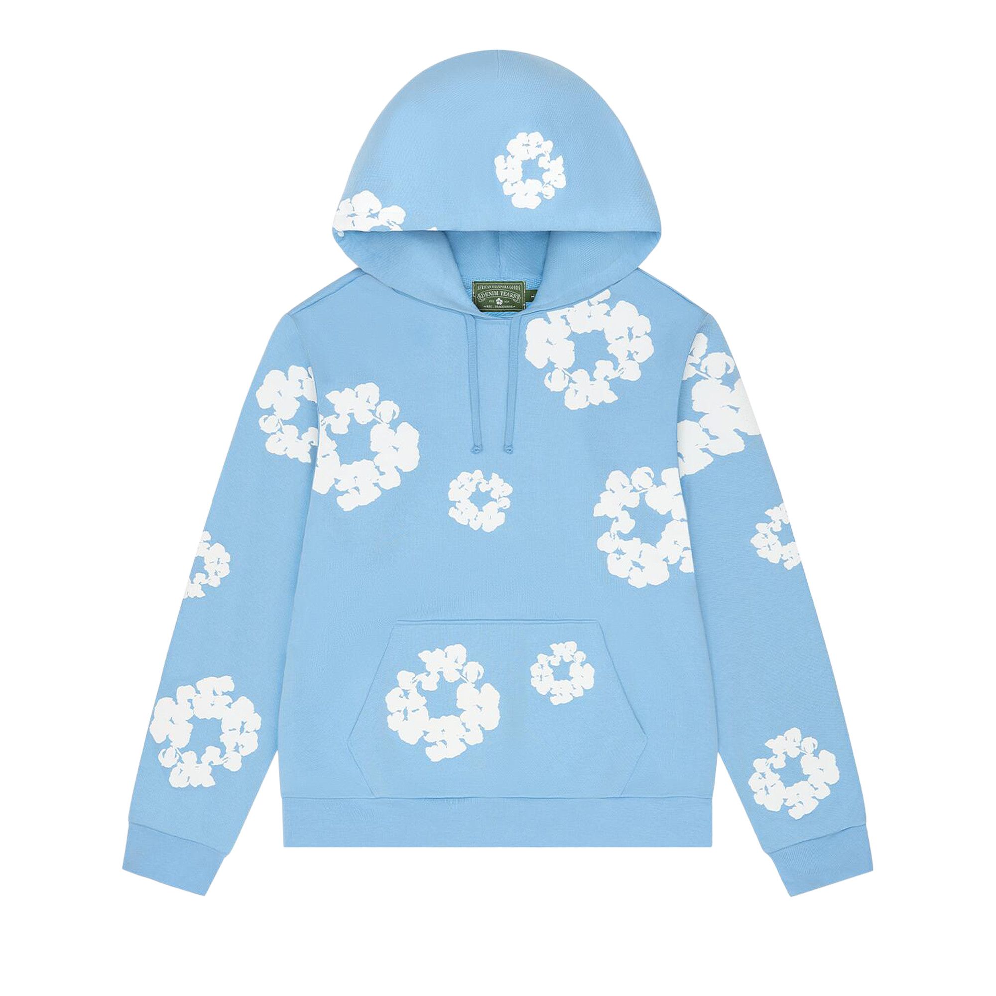 Buy Denim Tears Cotton Wreath Hoodie 'Light Blue