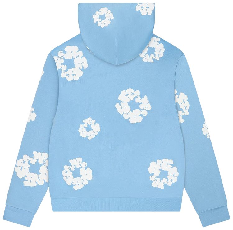 Denim Tears Cotton Wreath Hoodie Light Blue