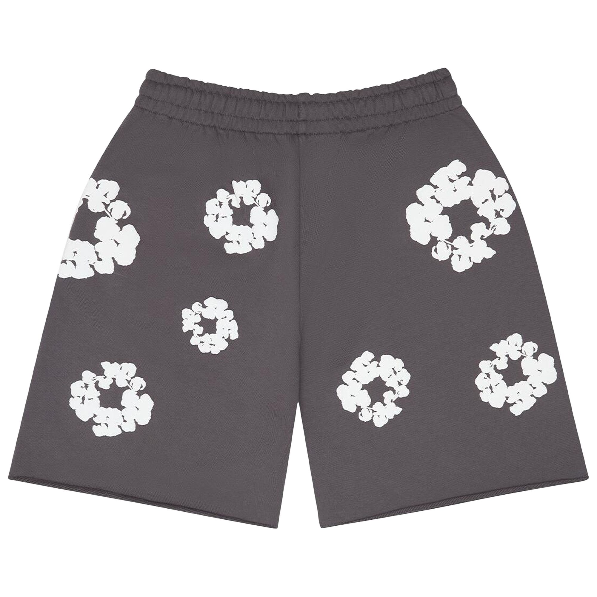 Buy Denim Tears Cotton Wreath Sweatshorts 'Charcoal