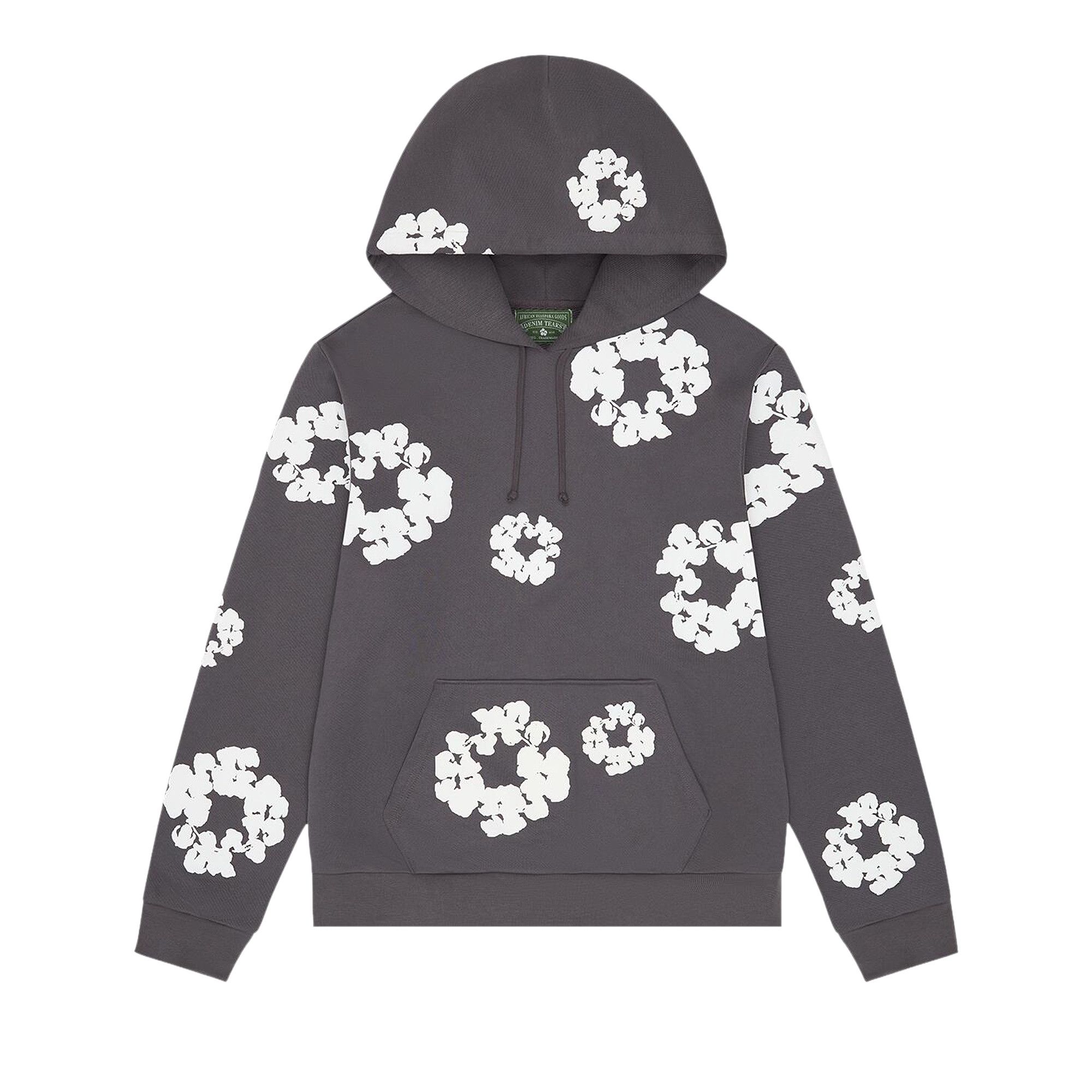 Buy Denim Tears Cotton Wreath Hoodie 'Charcoal' - FW25THD13032235