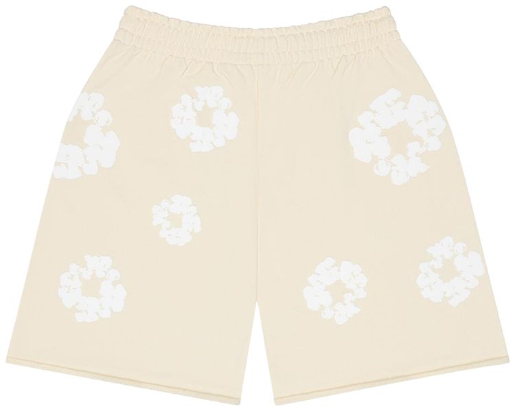 Denim Tears Cotton Wreath Sweatshorts Oatmeal