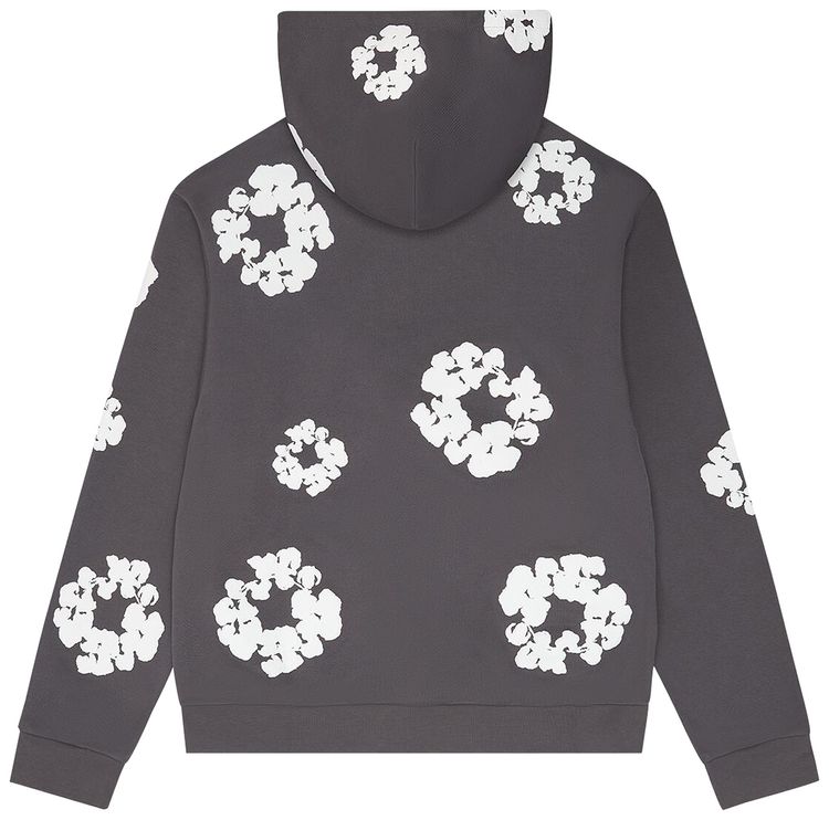 Denim Tears Cotton Wreath Hoodie Charcoal