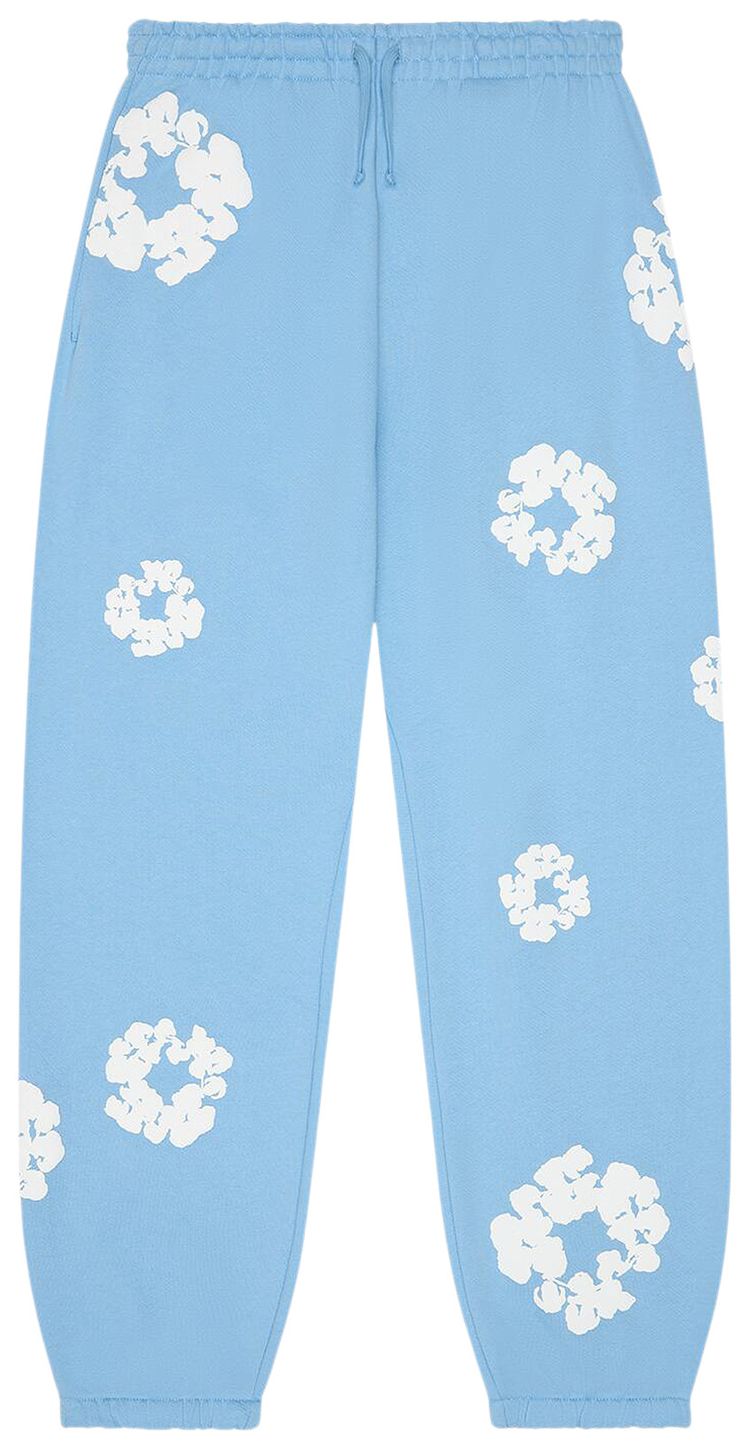 Denim Tears Cotton Wreath Sweatpants Light Blue