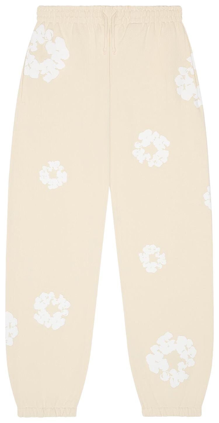 Denim Tears Cotton Wreath Sweatpants Oatmeal