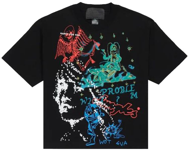 Jungles Winter Test Print Tee Black