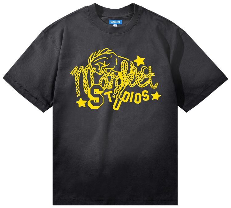 Market Old West Studios T Shirt Pirate Black