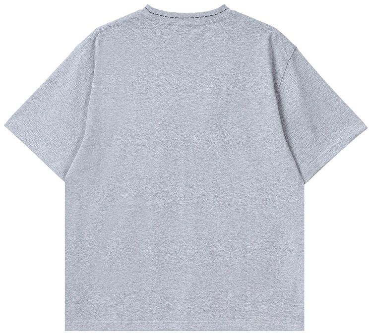 Pleasures Cut Here Heavyweight Shirt Heather Grey