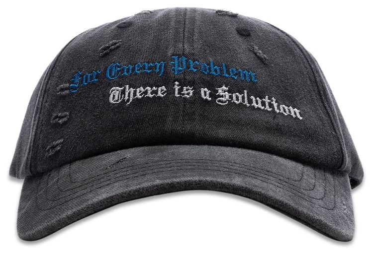 Jungles Solutions 6 Panel Washed Black