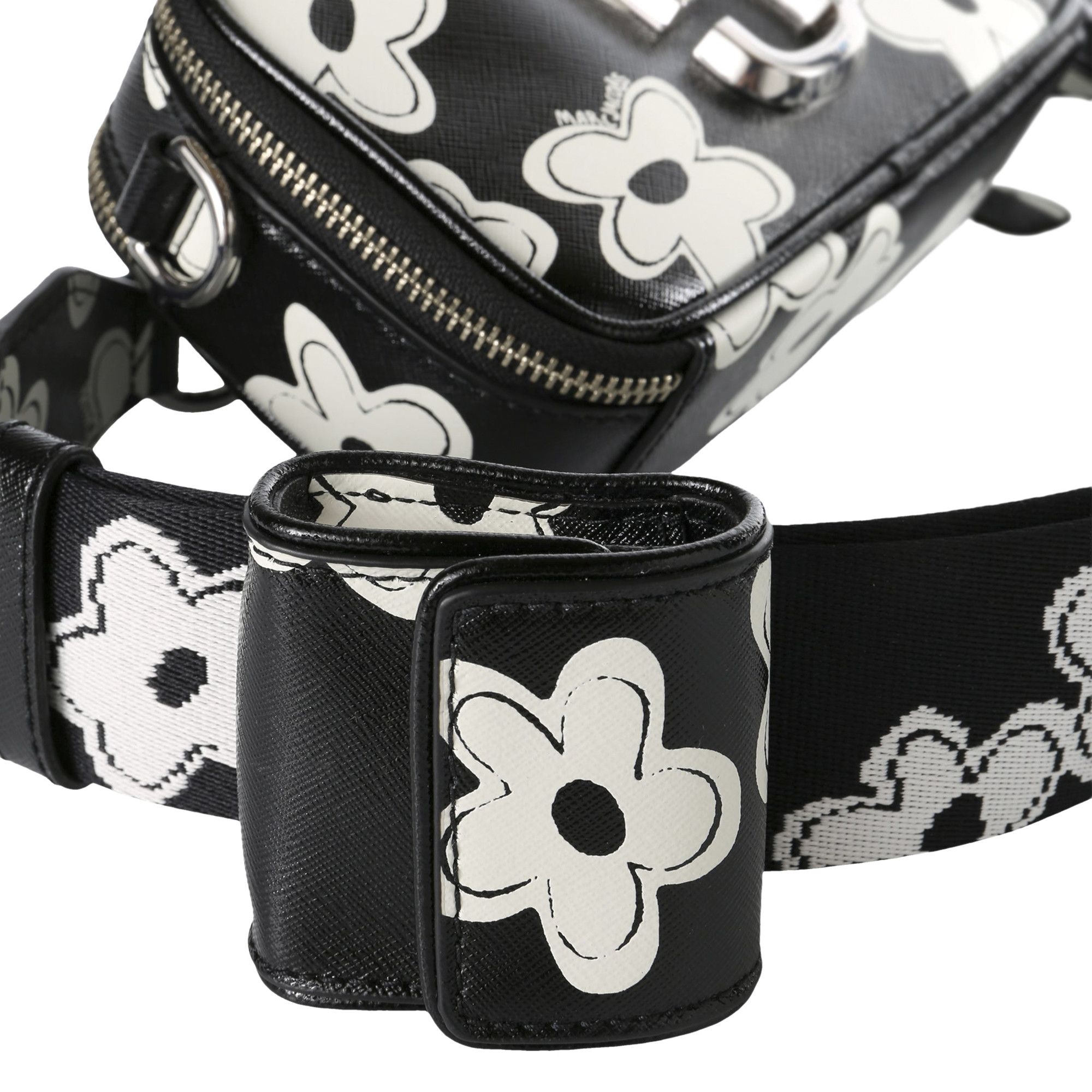 Buy Marc Jacobs The Snapshot Daisy Leather Bag 'Black/White