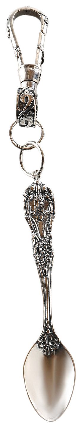 Enfants Riches Deprimes Spoon Keychain Antique Silver