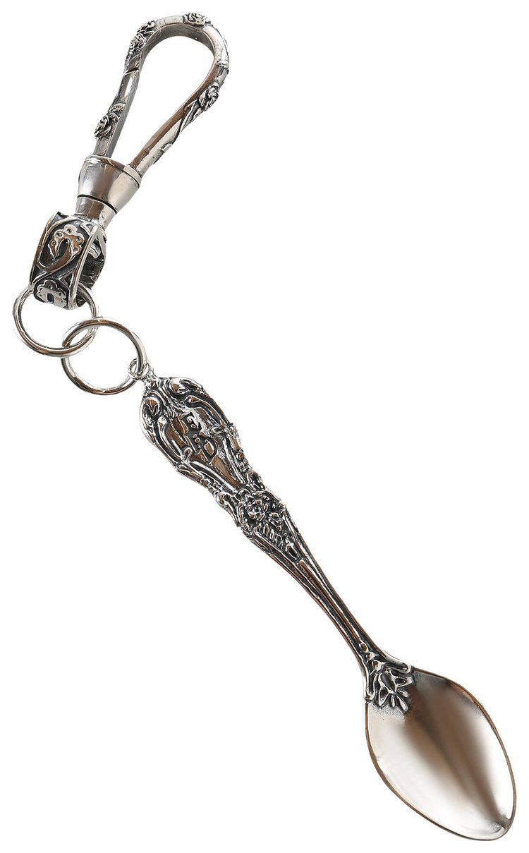 Enfants Riches Deprimes Spoon Keychain Antique Silver