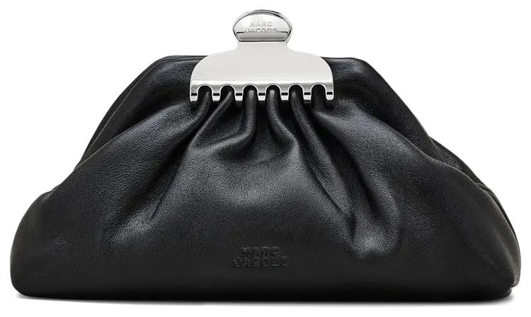 Marc Jacobs The Small Claw Clip Clutch Bag Black