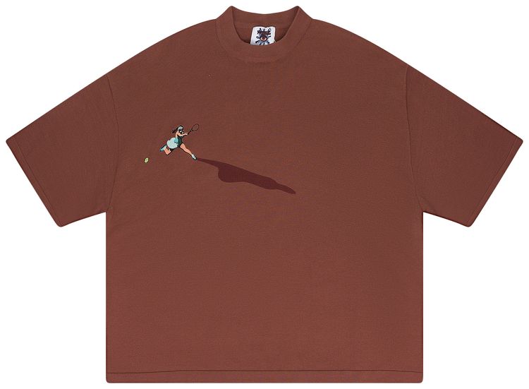 HOUSE OF ERRORS Knitted Tennis T Shirt Red