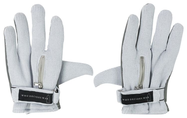 Who Decides War Armor Gloves Grey