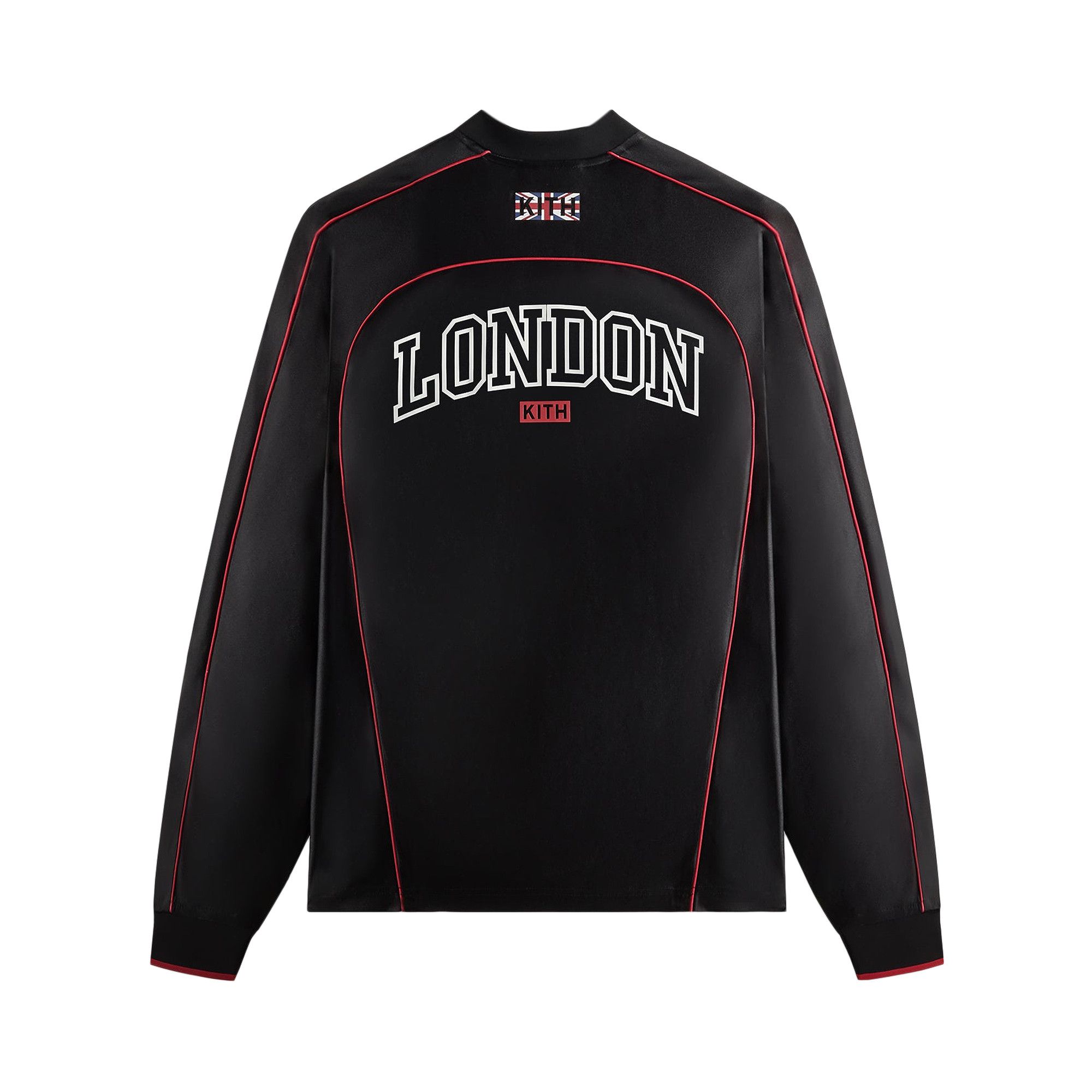 Buy Kith London Long Sleeve Agu Soccer Jersey 'Black' - KHM034147
