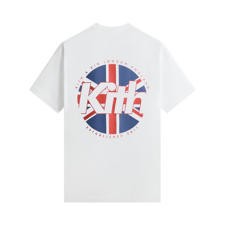 Kith Union Jack Shield Vintage Tee White