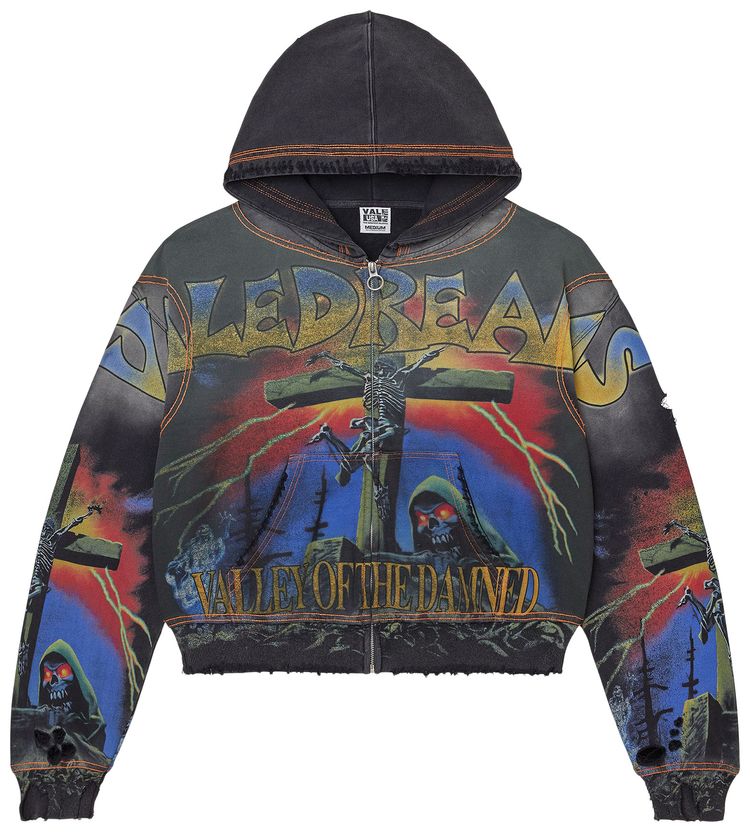 Vale Forever Damned Big Zip Up Black