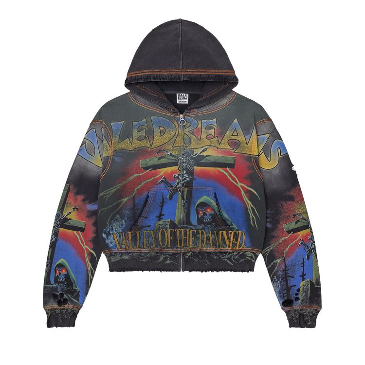 Vale Forever Damned Big Zip Up Hoodie Black main image 0